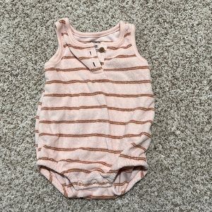 Baby girl terrycloth romper